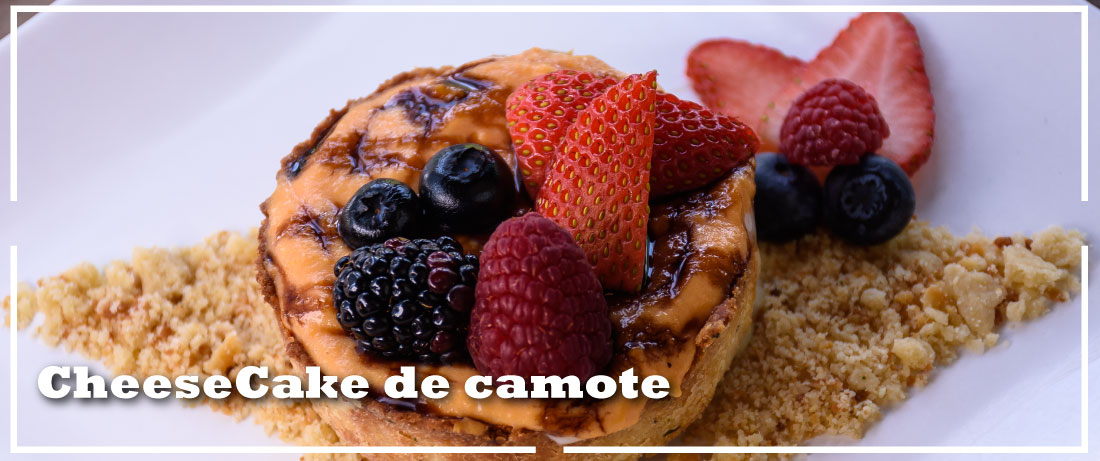 Cheescake de camote